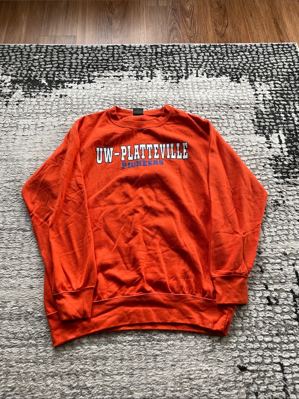 MV Sport Orange UW-Platteville Pioneers Crewneck Sweatshirt
